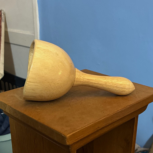 Handmade wooden mortar - handmade,