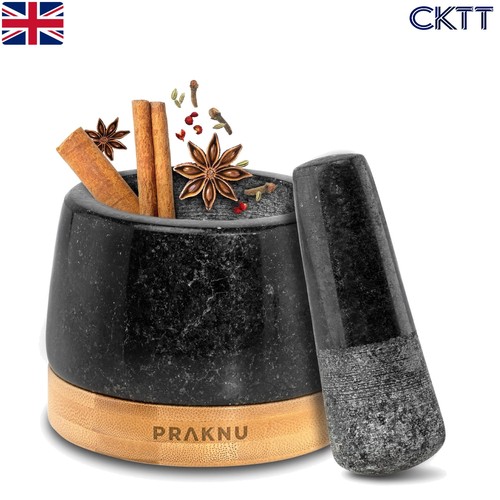 Small granite pestle and - small,