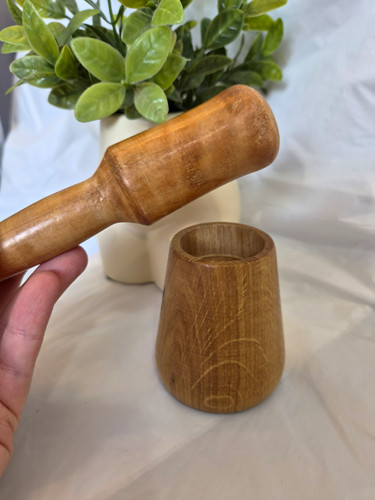 Vintage wooden pestle - vintage,