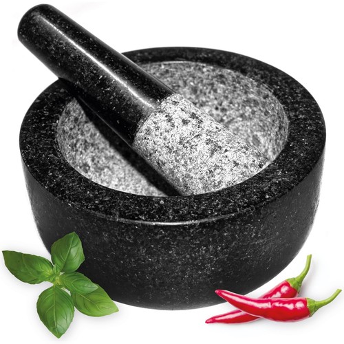Pestle and mortar set large - and,