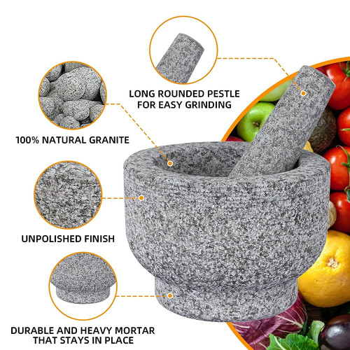 Large mortar and pestle set - large,