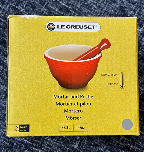 Creuset ceramic mortar - ceramic,