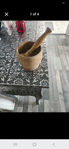 Mortar pestle wooden - pestle,
