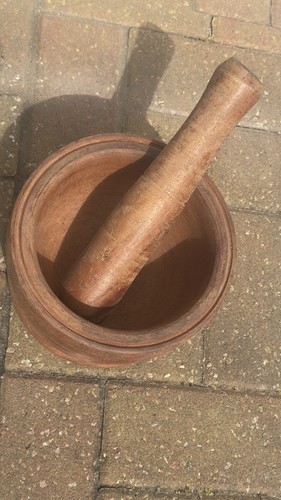 Wooden pestle mortar sets - pestle,