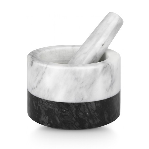 Black white marble - marble, pestle