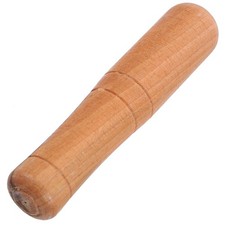 Natural Wooden Pestle Grinding