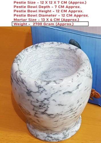 Large granite pestle - large,