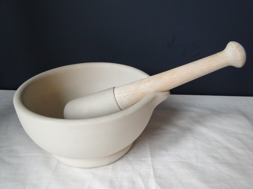 Antique large mortar and - antique,