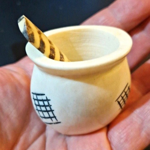Handcrafted bone spice bowl