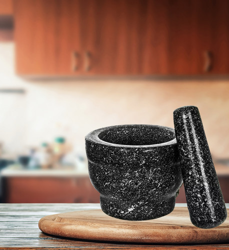 2pcs granite black pestle - granite,