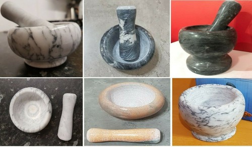 Granite pestle mortar - granite, sets