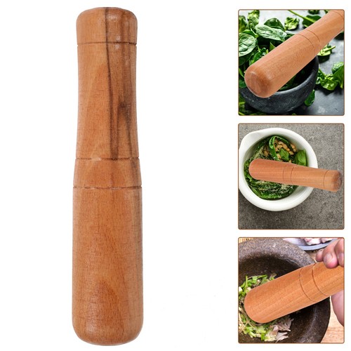 Natural wooden pestle grinding - natural,