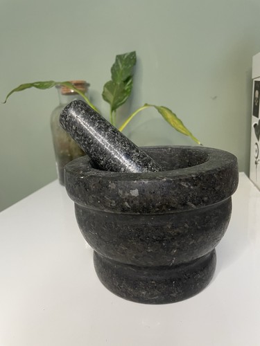 Granite mortar pestle - pestle, set