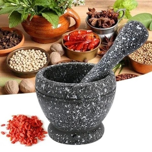 Large resin pestle and mortar - large,
