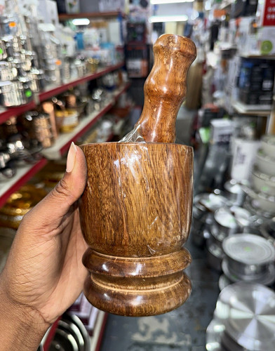 Khalbatta wooden mortar - wooden,