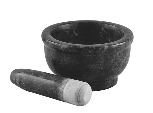 Marble mortar and pestle - mortar,