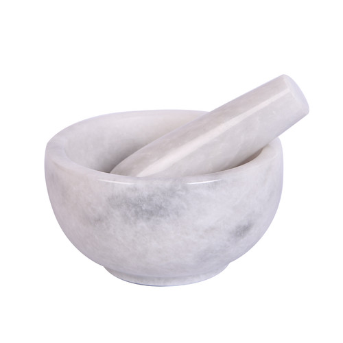 Marble pestle mortar - &,