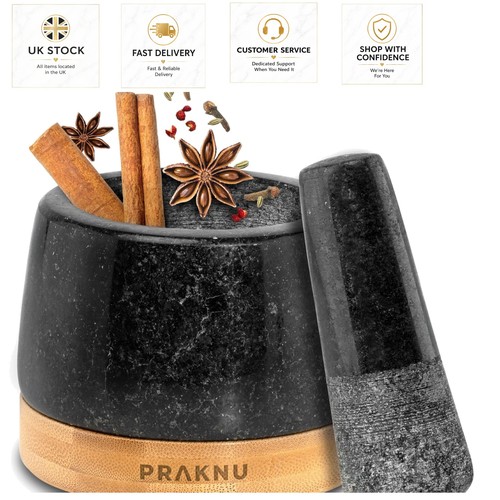 Sustainable pestle and mortar - and,