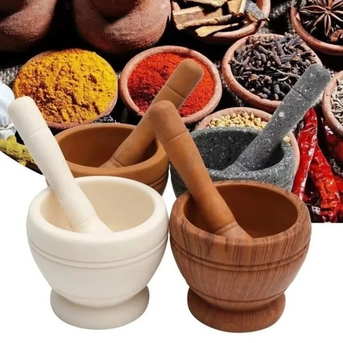 Granite pestle and mortar - granite,