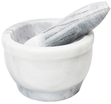 12.5 CM MARBLE PESTLE AND