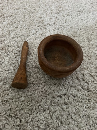 Antique wooden pestle for - antique,