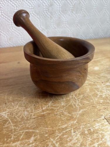 Vintage wooden pestle - wooden,