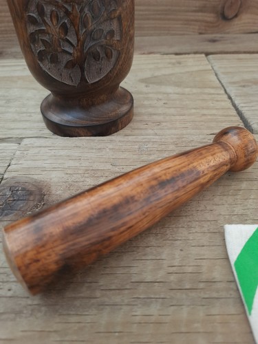 Solid wood mortar - solid,