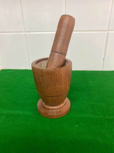 Handmade wooden mortar - wooden, and