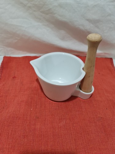 Pestle and mortar - mortar, ceramic