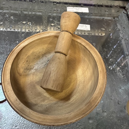 Fufu mortar and pestle - mortar,