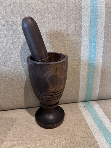 Vintage wooden pestle and - vintage,